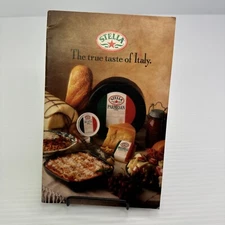 Stella Italian Cheeses Recipes 1991 Vintage Advertising Booklet Italian Recipes