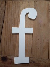 Letter f Wooden White Hobby Lobby Home Accents 5 10.875