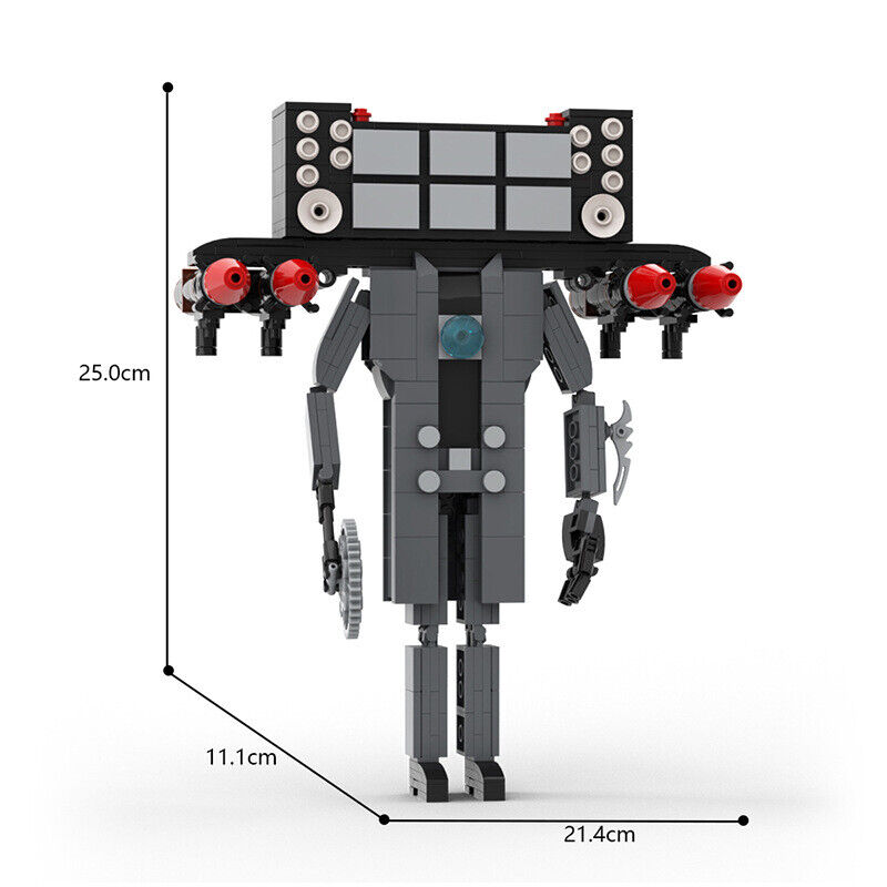 Skibidi Toilet - Set De Legos. - Audioman/signalperson/titan