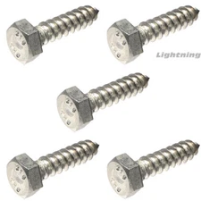 316 Marine Grade Stainless Steel Hex  Head Lag Bolt Screw  5/16 x 1-1/4'' Qty 25