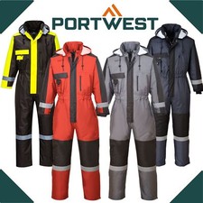 Waterproof Padded Quilted Coverall - Winter Cold Protection Overall Suit - S585