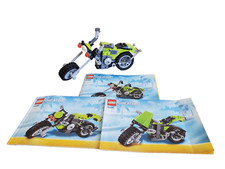 Lego Creator 31018 Highway Cruiser Moto Chopper 3 en 1 Complet Notices TBE