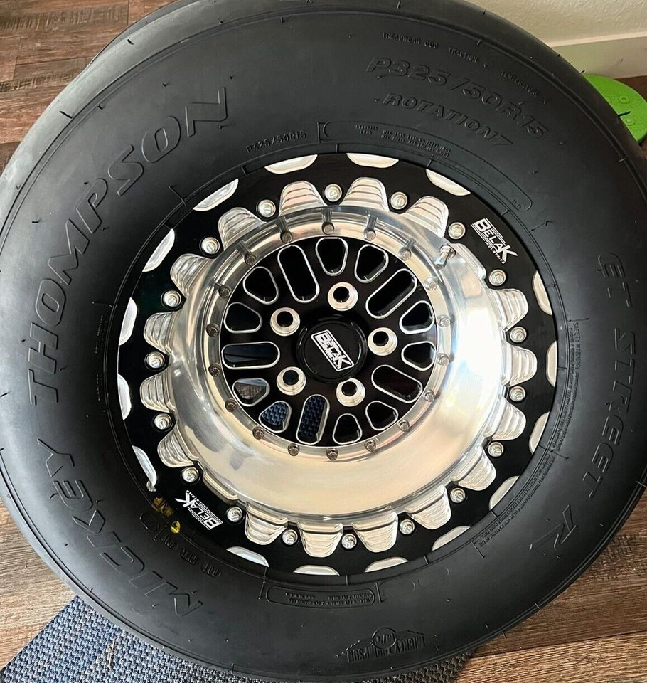 Belak 15x11 Series 2 Single Beadlock Rear Drag Wheel R35 GT-R Fits 2009 ...