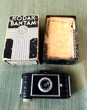Kodak Bantam Folding 828 Film Camera with 50mm f/5.6 Lens in Original Box 1930's