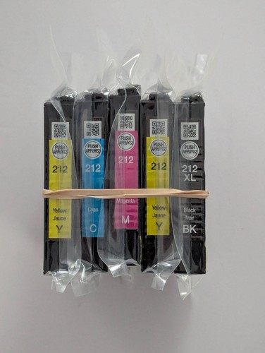 Genuine Epson 212XL Ink Cartridges (5 Pack)