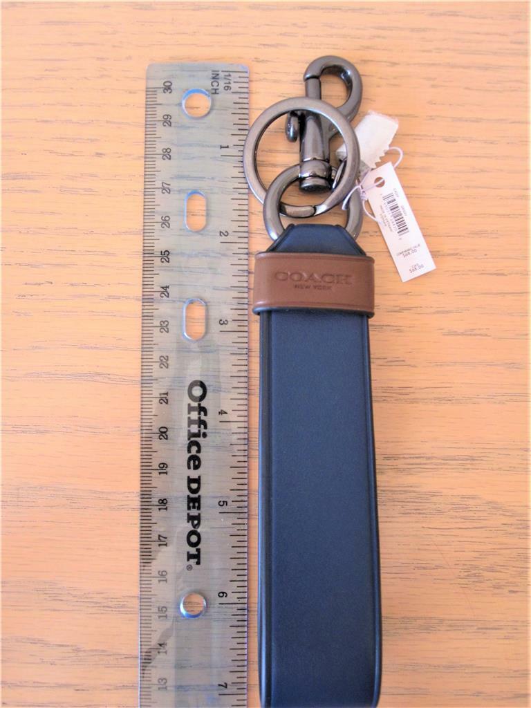 coach loop key ring