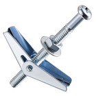 (30 Pcs) 1/8" Heavy Duty Drywall Anchors and Screws,Toggle Bolts and Wing Nuts S