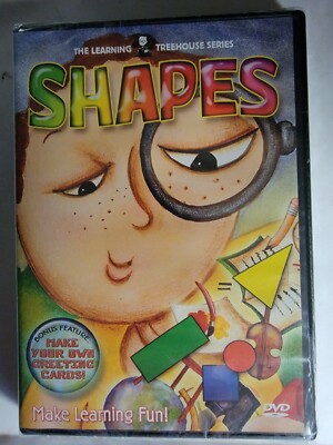 The Learning Treehouse Series - Shapes (DVD,2006) Brand New Factory Sealed! USA!