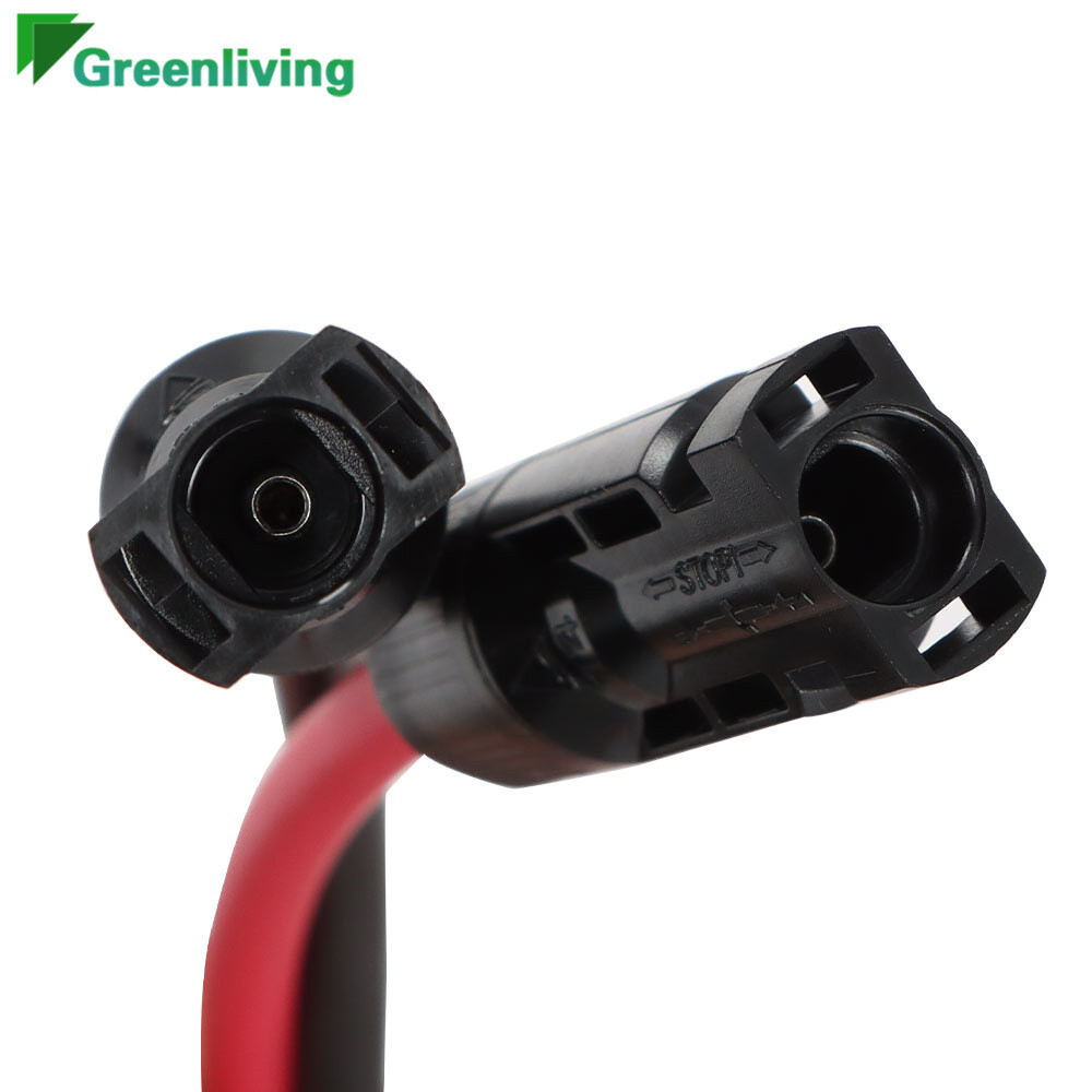 4/6mm² 2/5/10/20M Black+Red Solar Panel Extension Cable Wire+M4