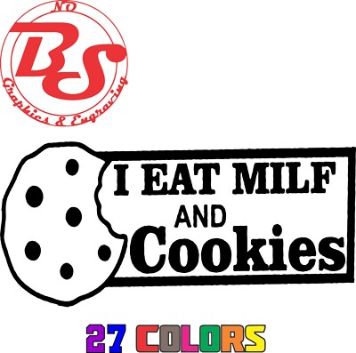 6''-8'' Milf Vinyl Decal Milfin Aint Easy Funny Joke Bang Local Hunter Cougar noBS