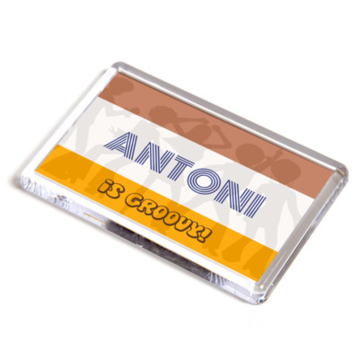 KÜHLSCHRANKMAGNET - Antoni is Groovy! - Jungen Namen Geschenk