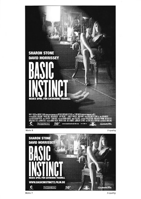 Advertising Advice, BASIC INSTINCT - New Game for Catherine Tramell, Sharon Stone