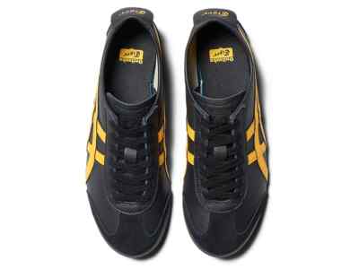 Onitsuka Tiger MEXICO 66 1183A201 003 BLACK YELLOW | eBay