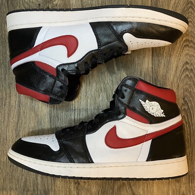 Jordan 1 Retro High Black Gym Red | eBay