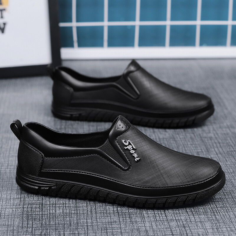 Men Low Cut Deck Shoes Waterproof Short Rain Boots Sports Sailing