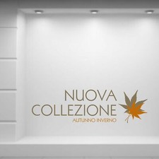 ADESIVI NUOVA COLLEZIONE VETROFANIE VETRINE NEGOZI CM. 80X23
