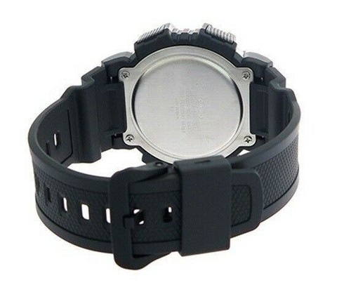 Casio AE-1400WH-9A World Time Illuminator Digital Black Resin Stopwatch Watch - Picture 9 of 10