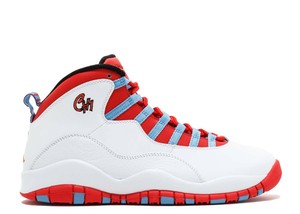 blue and red jordan 10
