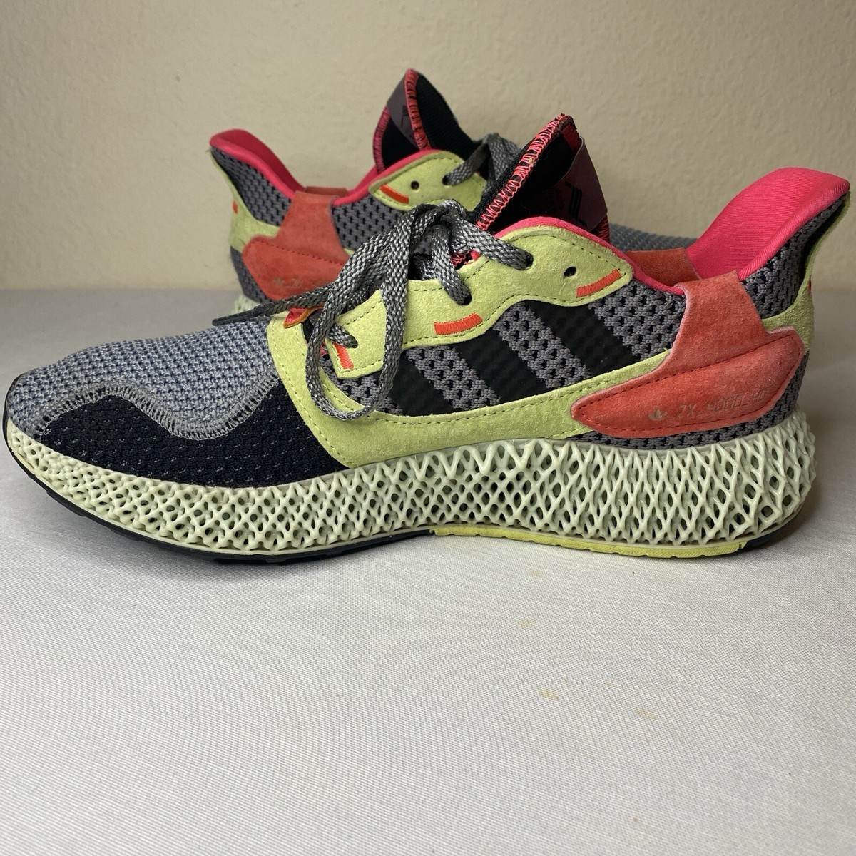 Adidas ZX 4000 Torison 4D Sz 9 Mens Futurecraft BD7927 Blk Grey