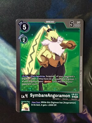 Digimon Card - SymbareAngoramon LM-011 U Foil Exceed Apocalypse - NM