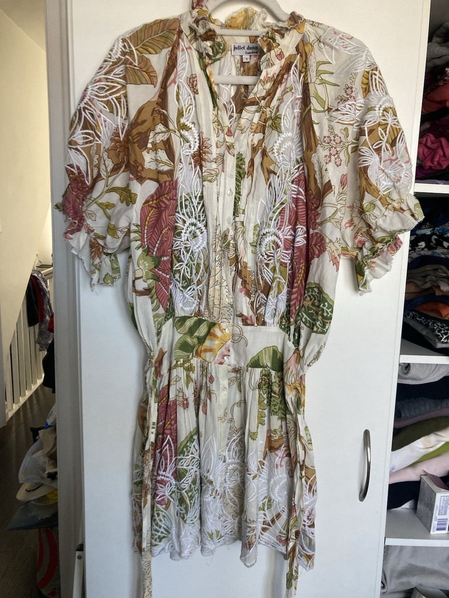 white christmas dresses Juliet Dunn Women's Block Print Poplin Blouson Dress main image 0