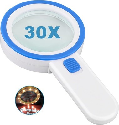 Portable 3X LED Magnifying Glass with Ergonomic Design - Great for Close Work