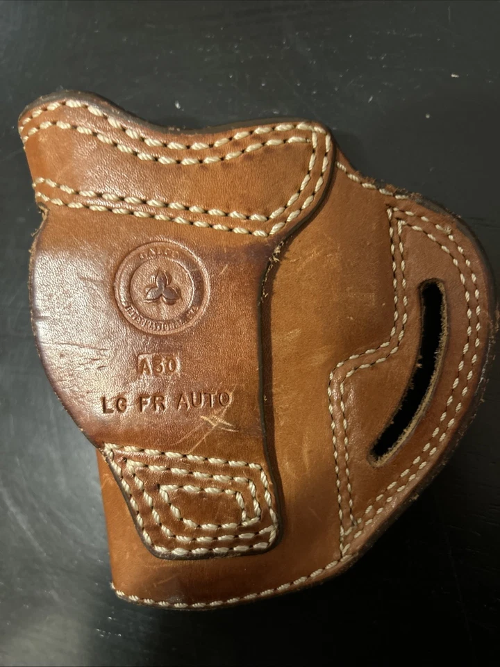 Funda de cinturón de cuero Galco A30 Lg Fr automática (pequeña parte posterior) Foto 3 de 3