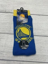 Golden State Warriors Socks FBF Originals Sz Large US Mens 6-12 Blue Yellow NWT