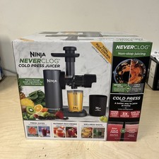 Ninja JC151 NeverClog Cold Press Juicer, Powe...