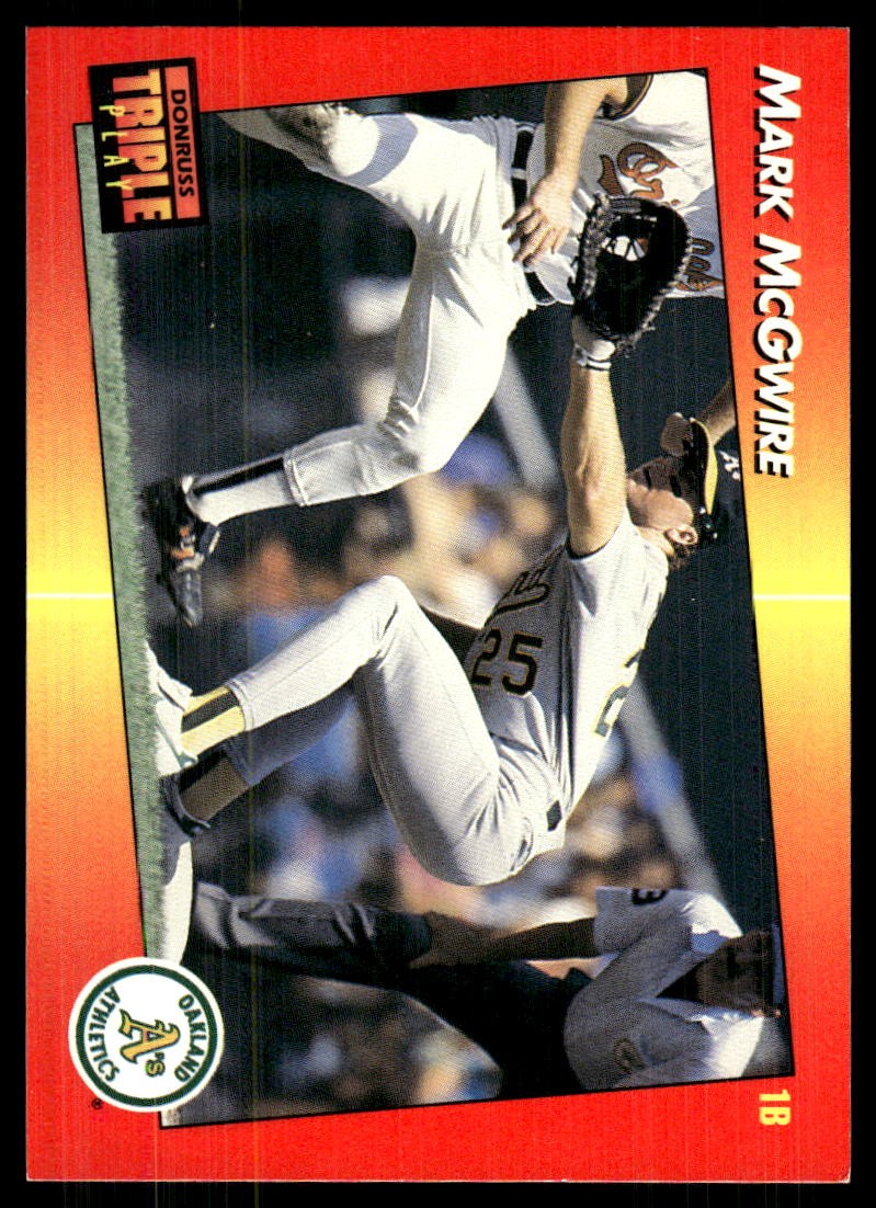 Mark McGwire 1992 Triple Play #262 Athletics FREE SHIPPING StackedPacks