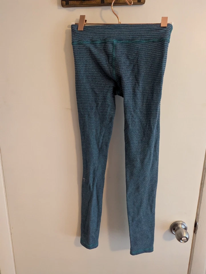 Lululemon Ivivva Niñas Leggings Talla 8 Azul Pantalones Niños Jóvenes Atlético Correr Yoga Foto 2 de 4