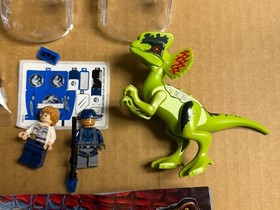 LEGO Jurassic World: Dilophosaurus Ambush 75916 75915 Pteranodon Capture CIB