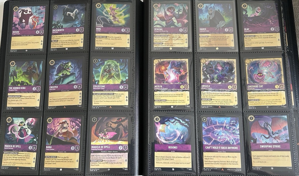 Disney Lorcana Whispers In The Well Complete Standard Set Cards 1-204 | eBay