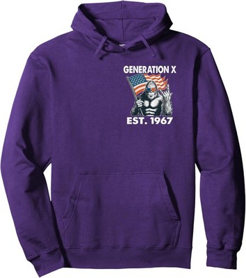 Gen X 1967 Walk Away I Am A Grumpy Old Bigfoot Unisex Hooded Sweatshirt