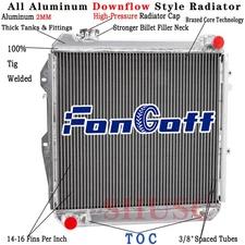 DPI50 3 Row Aluminum Radiator For 1988-1995 1992 Toyota Pickup 4Runner 3.0L V6