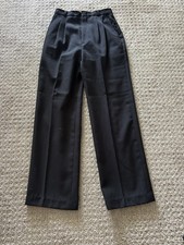 Vintage Sears Jr Bazaar Trousers Size 5 70s Black Junior Pants Classic