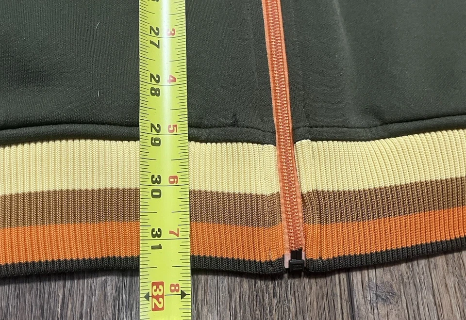 De Colección Chaqueta de Pista Enyce Para Hombre 4XL Verde Oliva Bordada Hip Hop Ropa de Calle Foto 3 de 4