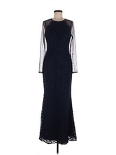 NWT Eliza J Women Blue Cocktail Dress 8