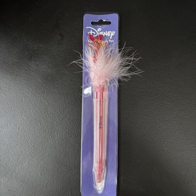 DISNEY Light Up Jiggly Feather Pen PIGLET Collectable NEW Battery Inc 