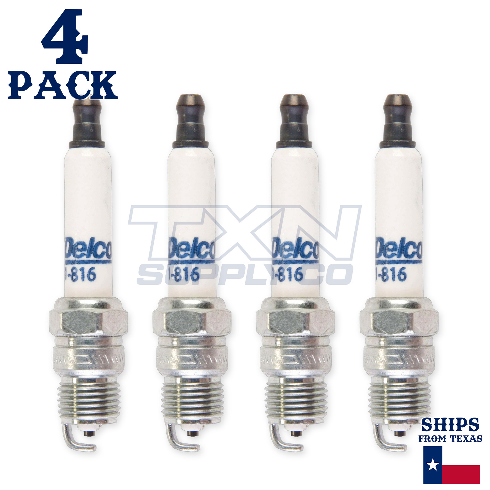 1990-1991 Pontiac Grand Am 2.5L ACDelco Double Platinum Spark Plugs - 4 Pack