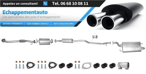 Tuyau d'échappement Chevrolet Evanda Magnus 2.0 essence 2001 2002 2003 2004 2005