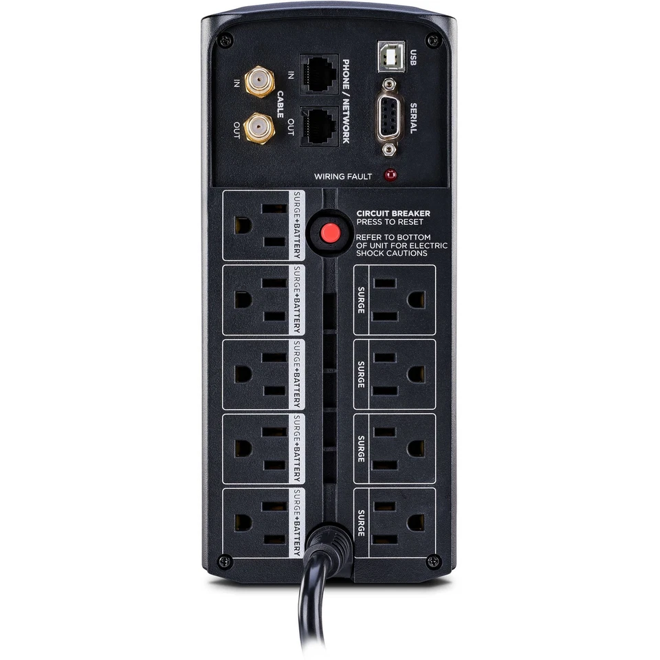 CyberPower CP1000AVRLCD-R 1000VA/600W UPS - New Battery Certified Refurbished - Image 4 of 4