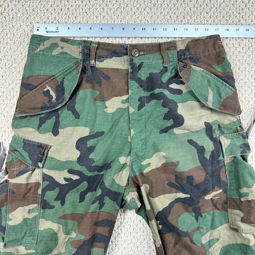 US Army Pants Mens Medium Reg Woodland Camo Military Cold Weather Field Trousers - Picture 8 of 16