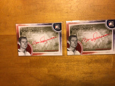 Bobby Rousseau 2 hockey card Autograph