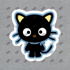 Cute Black Cat Vinyl Sticker Adorable Decal for Laptops, Water 142297