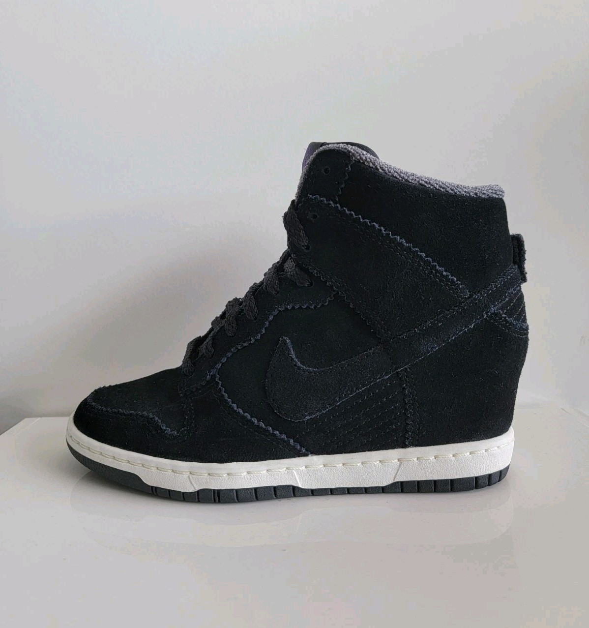 NIKE DUNK SKY HI WEDGE SIZE UK 3 EUR 36 (528899 014) BLACK