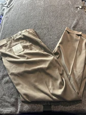 Perry Ellis Portfolio Mens Pants Khaki 40x30 Travel Luxe Classic Fit NWT