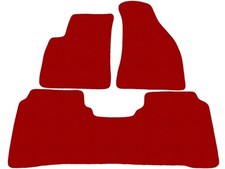 Fußmatten, Autoteppiche für Hyundai Santa Fe SM 2001-2005, Rot x14 Rand