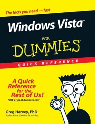 Windows Vista for Dummies Quick Reference Paperback Greg Harvey