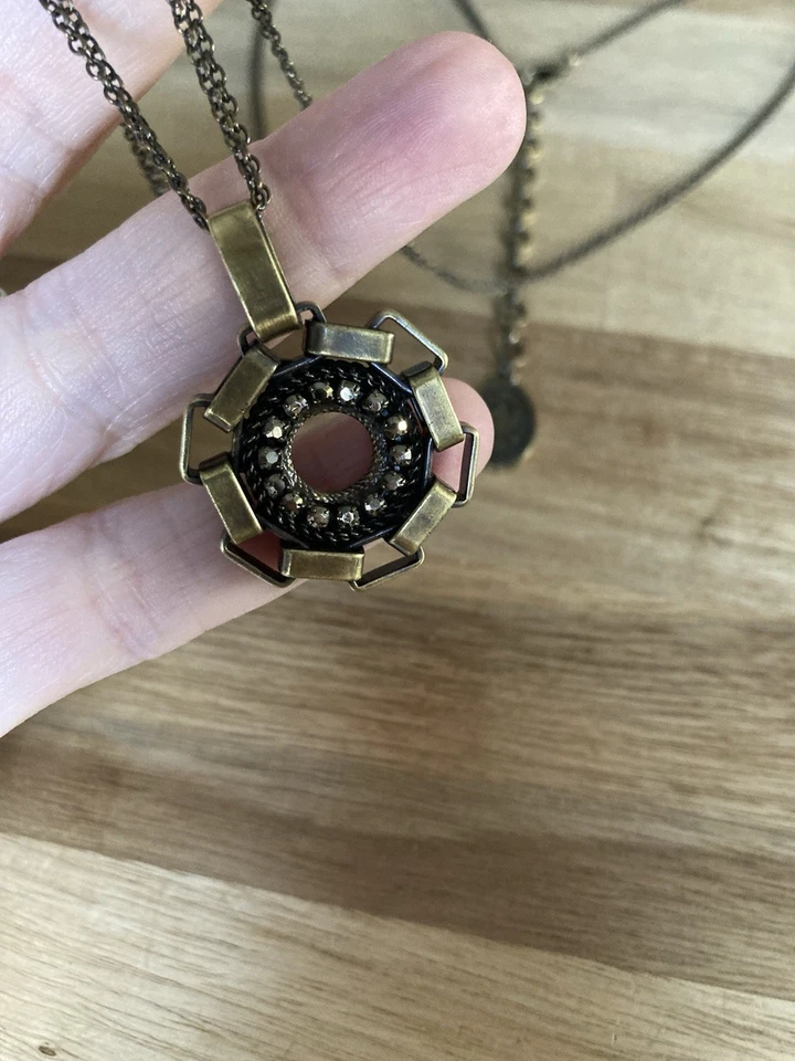 KONPLOTT Halskette 80cm lang braun neuwertig - Bild 2 von 4